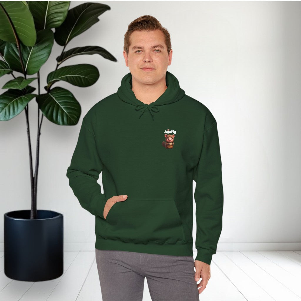JujuPig Beaver - Adult Unisex Hoodie | Graphic Hoodie for Men & Women