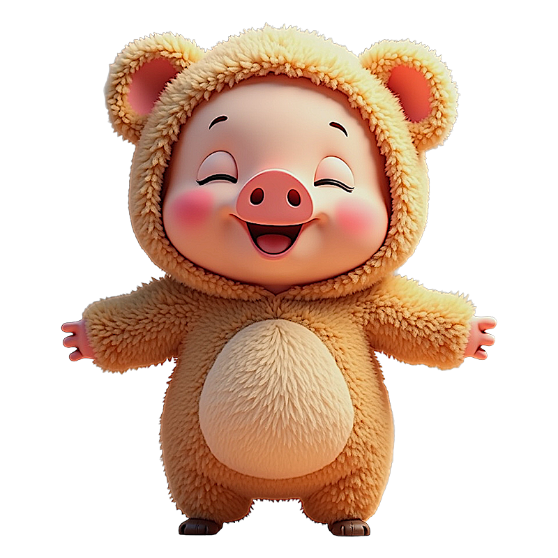 JujuPig Teddy Bear