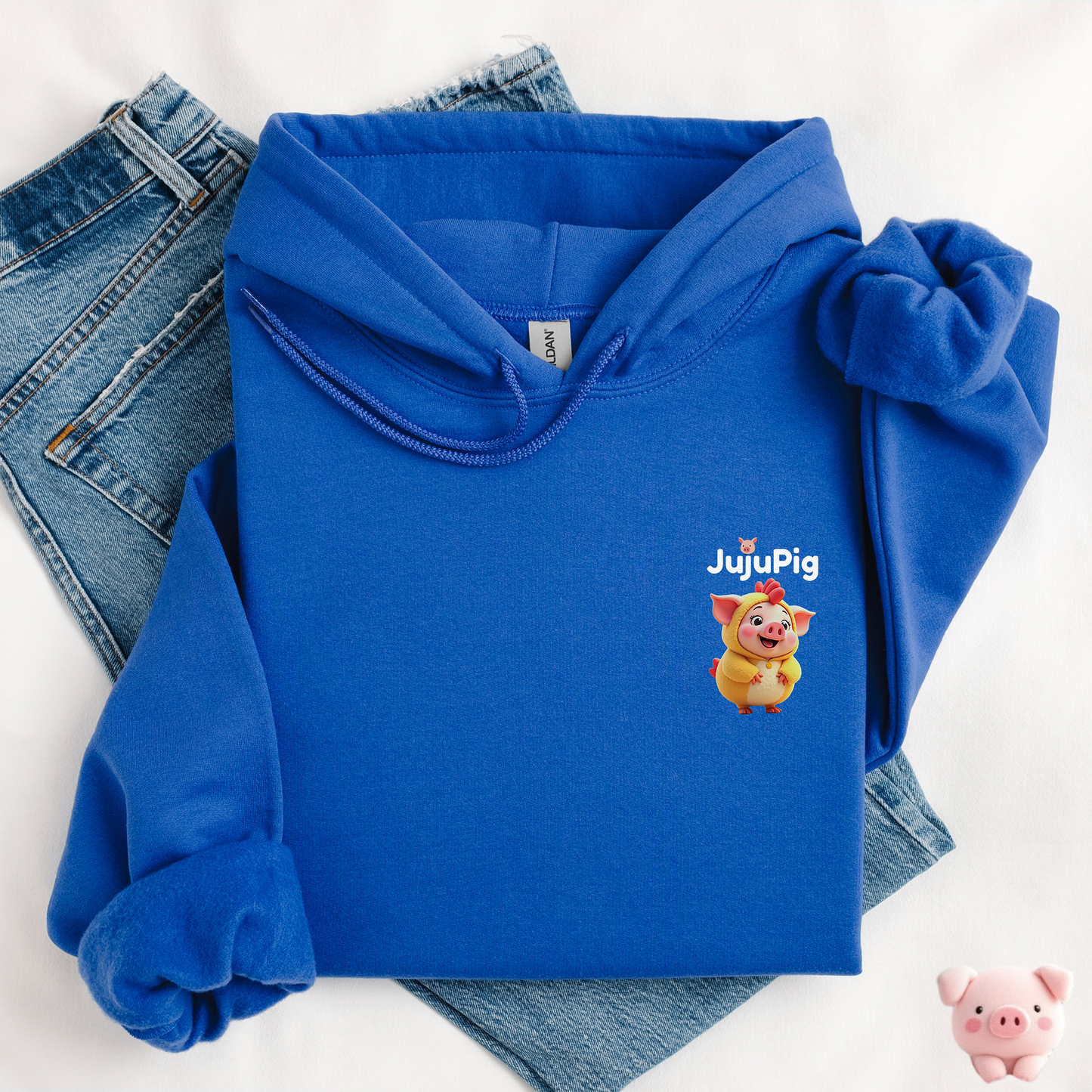 JujuPig Chicken - Kids Unisex Hoodie | Graphic Hoodie for Boys & Girls