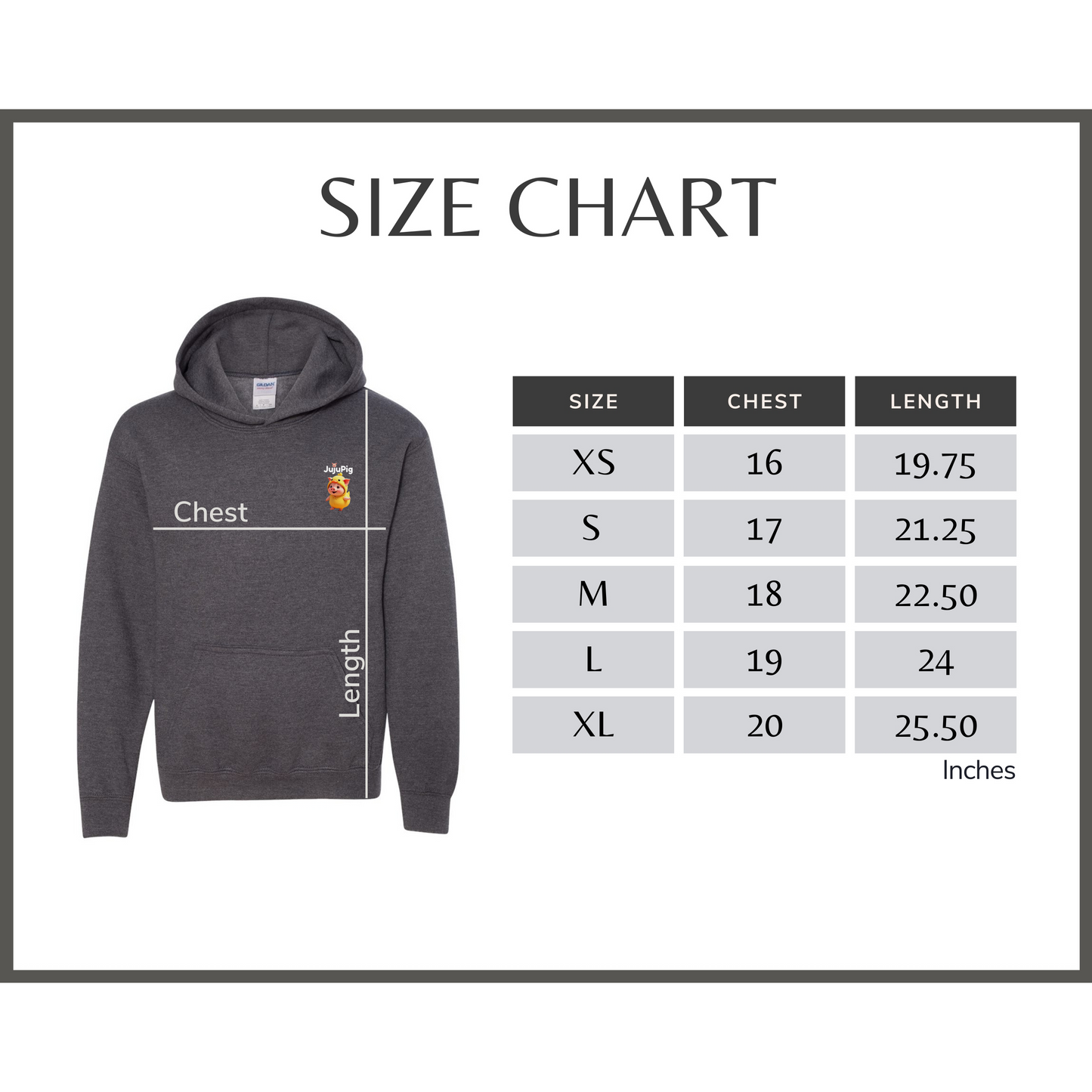 JujuPig Beaver - Kids Unisex Hoodie | Graphic Hoodie for Boys & Girls
