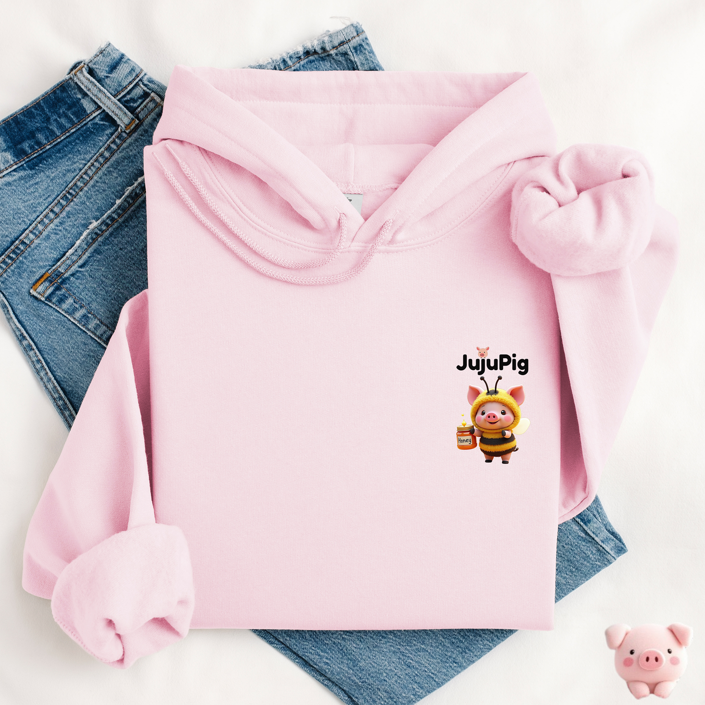 JujuPig Bumblebee - Kids Unisex Hoodie | Graphic Hoodie for Boys & Girls