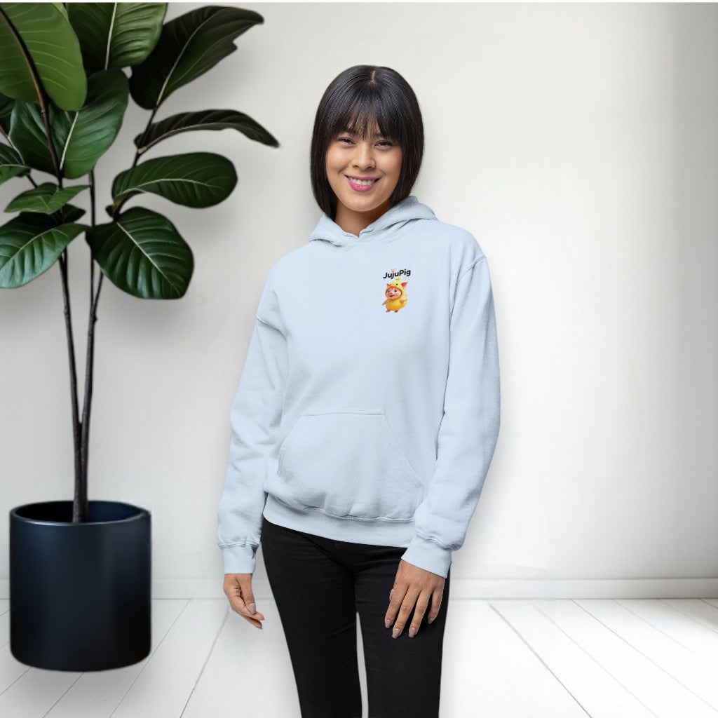 JujuPig Duck - Adult Unisex Hoodie | Graphic Hoodie for Men & Women