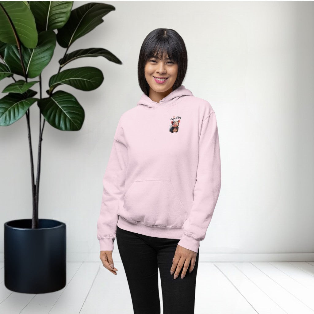 JujuPig Skunk - Adult Unisex Hoodie | Graphic Hoodie for Men & Women