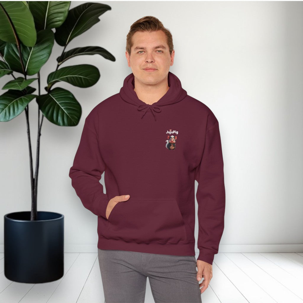 JujuPig Skunk - Adult Unisex Hoodie | Graphic Hoodie for Men & Women