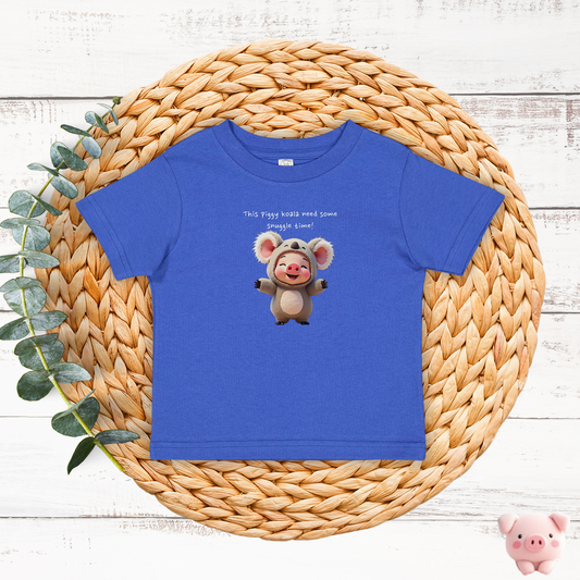 JujuPig Koala - Infant Fine Jersey T-shirt | Cute Graphic Tee for Baby Boys & Girls